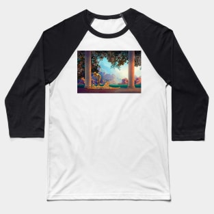 Daybreak Maxfield Parrish Art Print 1922 Mythological Painting Baseball T-Shirt